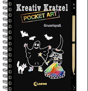 Kreativ-Kratzel Pocket Art: Gruselspaß