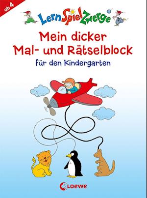 Mein dicker Mal- und Rätselblock für den Kindergarten