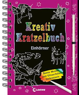 Kreativ-Kratzelbuch: Einhörner