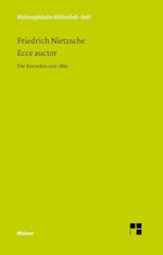 Ecce auctor - Die Vorreden von 1886
