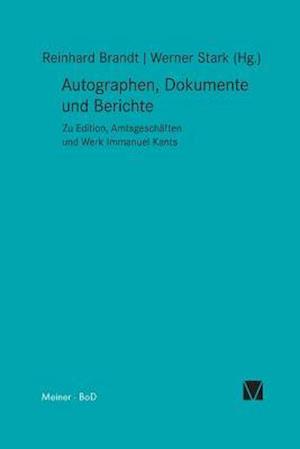 Autographen, Dokumente Und Berichte