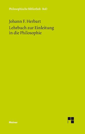 Lehrbuch zur Einleitung in die Philosophie