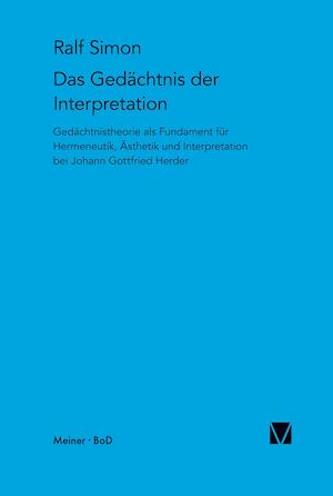 Gedächtnis Der Interpretation