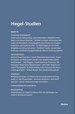 Hegel-Studien / Hegel-Studien Band 12 (1977)