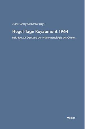 Hegel-Tage Royaumont 1964