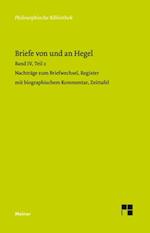 Briefe von und an Hegel. Band 4, Teil 2