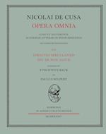 Nicolai de Cusa Opera omnia / Nicolai de Cusa Opera omnia. Volumen XIII.