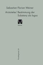 Aristoteles'' Bestimmung der Substanz als logos