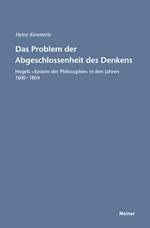 Das Problem der Abgeschlossenheit des Denkens