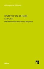 Briefe von und an Hegel. Band 4, Teil 1