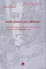 »Individuum est effabile«