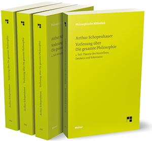 Vorlesung über Die gesamte Philosophie oder die Lehre vom Wesen der Welt und dem menschlichen Geiste, Bde. 1-4 (Set)