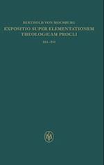 Expositio super Elementationem theologicam Procli. Propositiones 184¿211
