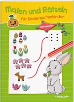 Malen und Rätseln für Kindergartenkinder. Jahreszeiten. Suchen, Zählen, Zuordnen, Verbinden für Kinder ab 3 Jahren
