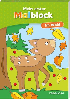 Mein erster Malblock. Im Wald