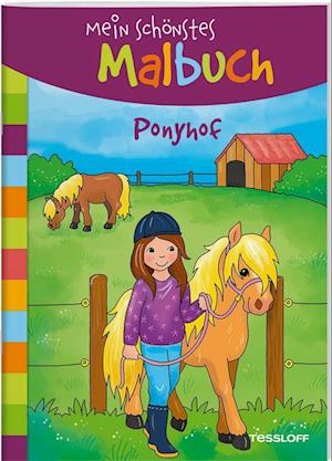 Mein schönstes Malbuch. Ponyhof