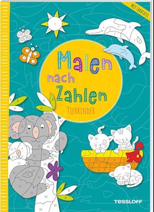 Malen nach Zahlen. Tierkinder