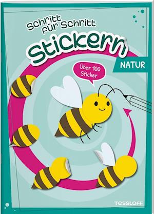 Stickern Schritt für Schritt. Natur