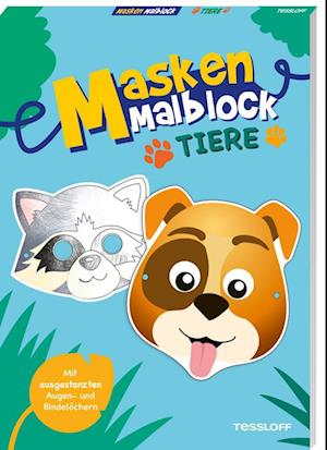 Masken-Malblock.Tiere