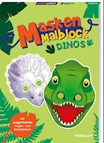 Masken-Malblock. Dinos