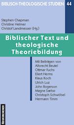 Biblischer Text Und Theologische Theoriebildung