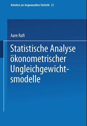 Statistische Analyse ökonometrischer Ungleichgewichtsmodelle