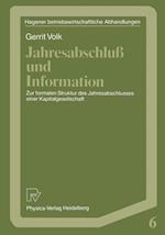 Jahresabschluß und Information