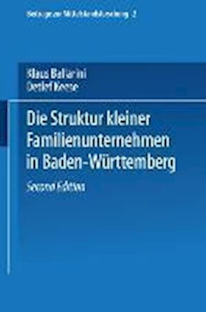 Die Struktur Kleiner Familienunternehmen in Baden-Württemberg