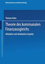 Theorie Des Kommunalen Finanzausgleichs