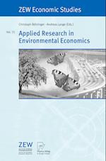 Applied Research in Environmental Economics