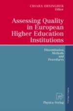 Assessing Quality in European Higher Education Institutions