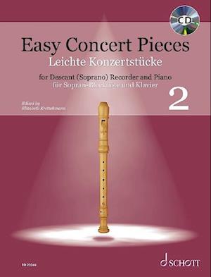 Easy Concert Pieces für Sopran-Blockflöte und Klavier, Band 2