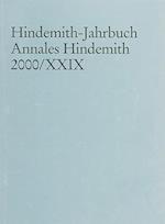 Hindemith-Jahrbuch Annales Hindemith 2000/XXIX
