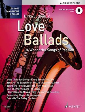 Love Ballads. Alt-Saxophon. Ausgabe mit CD