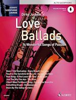 Love Ballads. Alt-Saxophon. Ausgabe mit CD