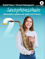 Saxophonschule 2. Alt-Saxophon. Lehrbuch.