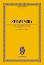Strawinsky, I: Concerto in Es "Dumbarton Oaks"