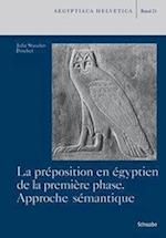 La Preposition En Egyptien de la Premiere Phase