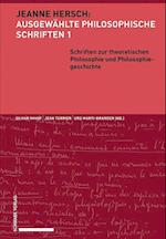 Schriften Zur Theoretischen Philosophie Und Philosophiegeschichte
