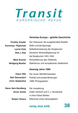 Transit 37. Europäische Revue