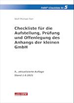 Checkliste 5 (Anhang der kleinen GmbH)