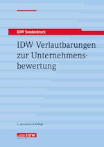 IDW Verlautbarungen zur Unternehmensbewertung