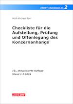 FARR Checkliste 2 für die Aufstellung, Prüfung und Offenlegung des Konzernanhangs