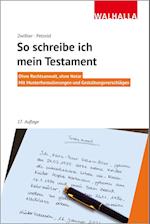 So schreibe ich mein Testament