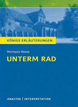 Unterm Rad. Textanalyse und Interpretation