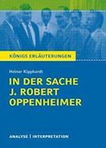 In der Sache J. Robert Oppenheimer von Heinar Kipphardt