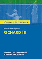 Richard III. Textanalyse und Interpretation in englischer Sprache