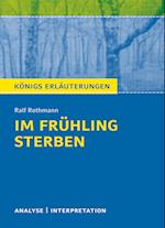 Im Frühling sterben von Ralf Rothmann