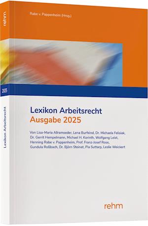 Lexikon Arbeitsrecht 2025