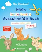 Mein kunterbuntes Ausschneidebuch - Tiere. Ausschneiden, ausmalen, kleben. Ab 3 Jahren